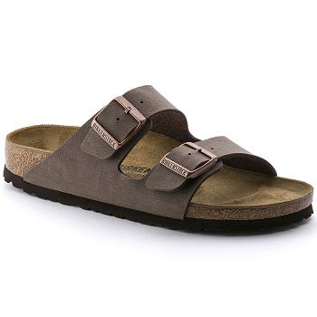 Arizona Birkenstock Birkibuc Damske Taupe | SK 53SGL